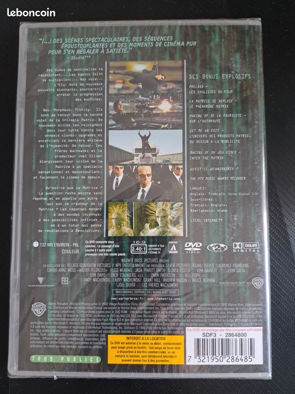 Trilogie Matrix (3 DVDs) (image 4)