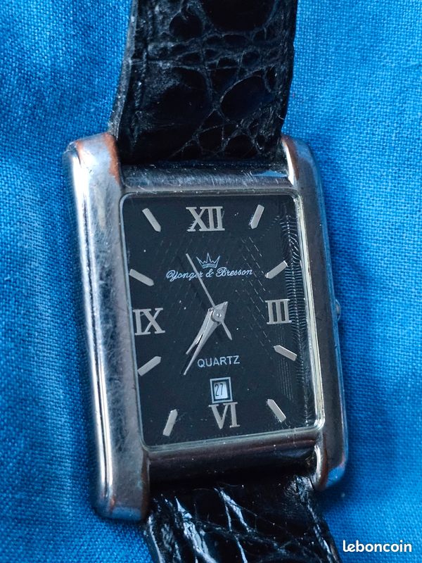 LOT De 2 Montres Vintage Yonger & Bresson Des Années 1970 - À Quartz (HS), à Restaurer, Visuel D'exception