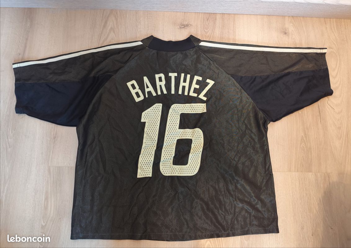 Maillot foot BARTHEZ 2002 Goal 16 L vintage - Collection