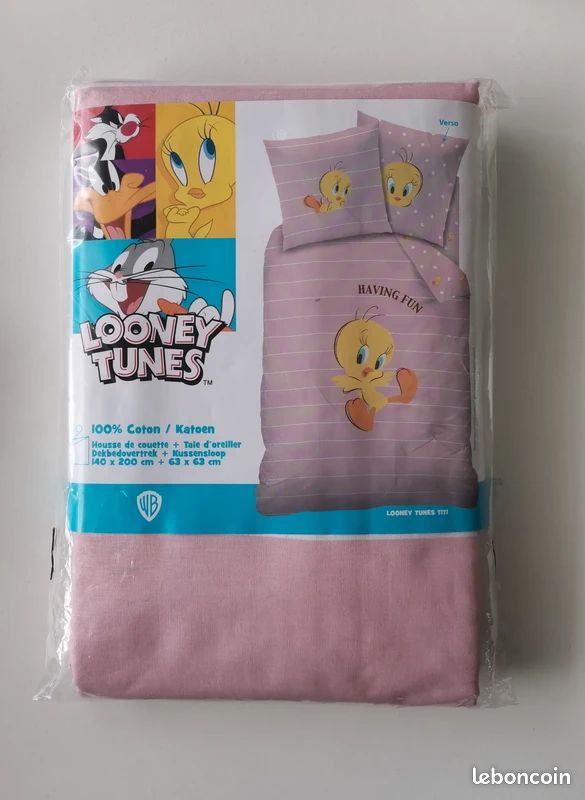 Housse De Couette Titi Looney Tunes 4 Parure de lit Ensemble De Literi