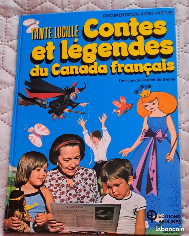 Livre collector. Contes & Légendes du Canada Français – Édition 1976 • Rare & Vintage (image 1)