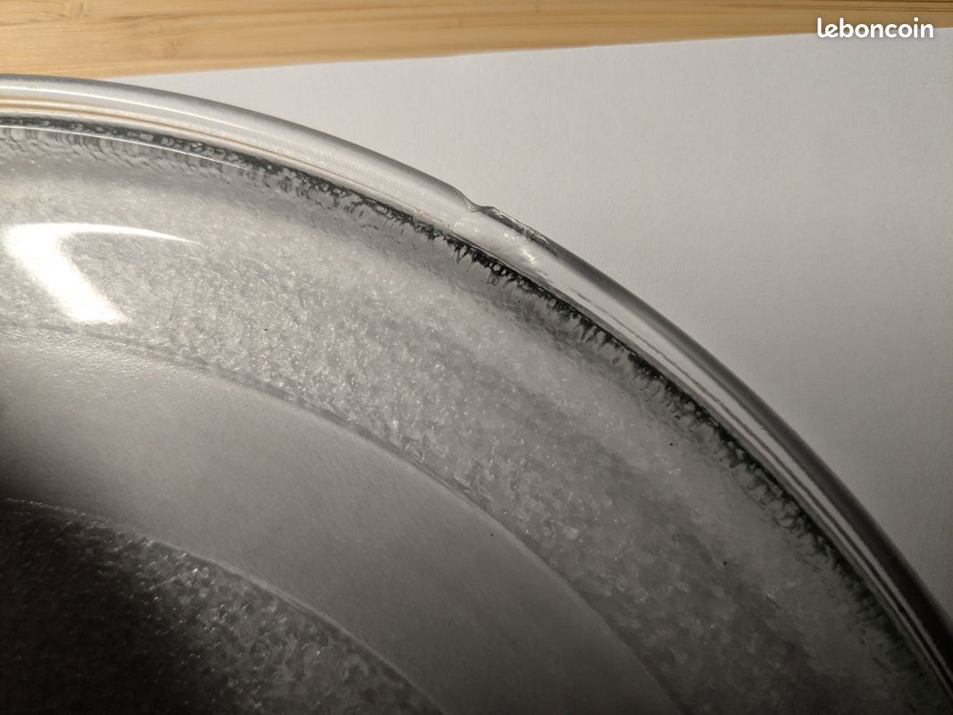 Plateau en verre microonde 28cm + support tournant (image 4)