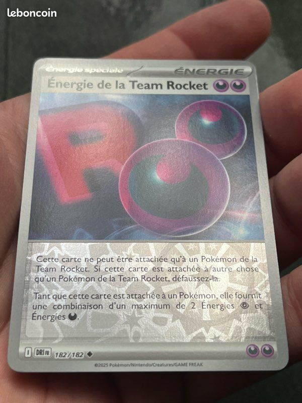 Carte Pokémon Émetteur-Récepteur de la Team Rocket 178/182 Peu commune Rivalités Destinées