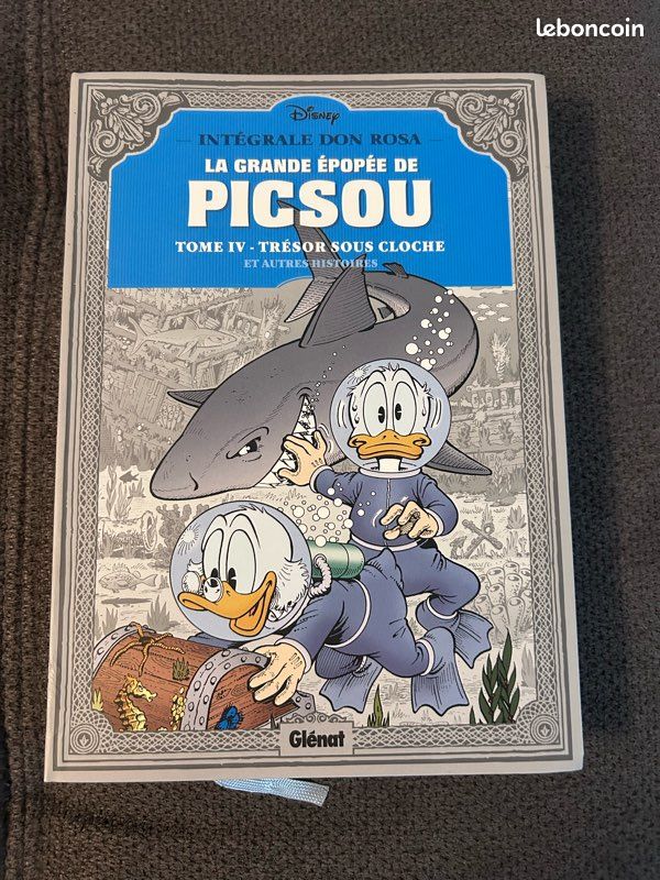 La grande épopée de picsou tome 4 trésor sous cloche intégrale don rosa état neuf (image 1)