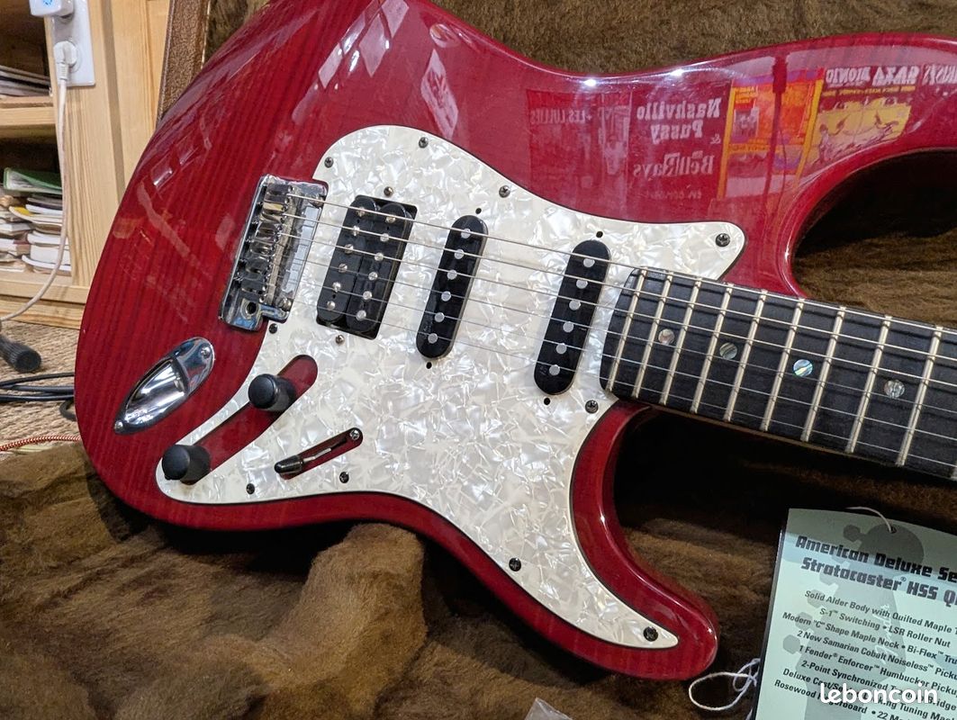 Rare Fender Stratocaster American Deluxe HSS FMT (image 3)