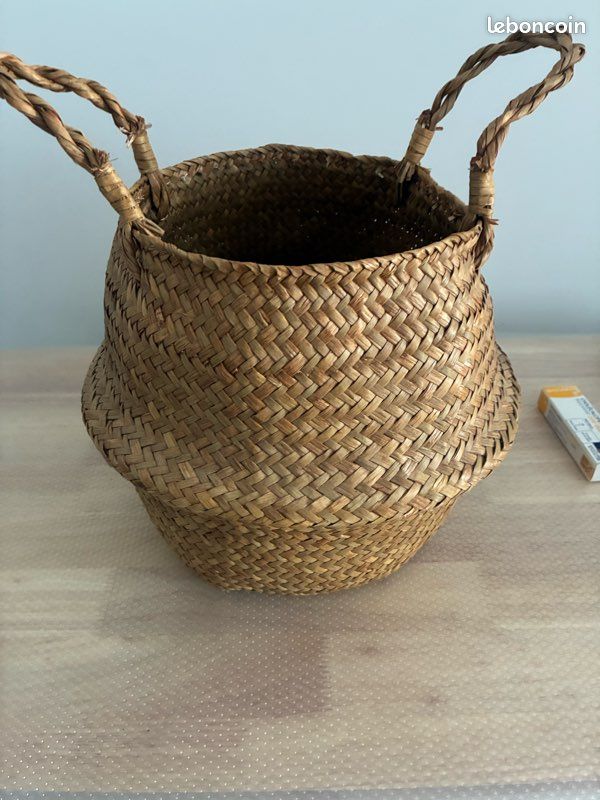 Lot panier osier (image 1)
