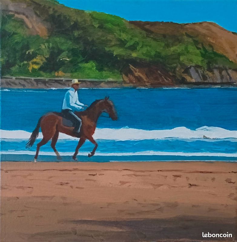 Peinture acrylique paysage Antilles (image 5)