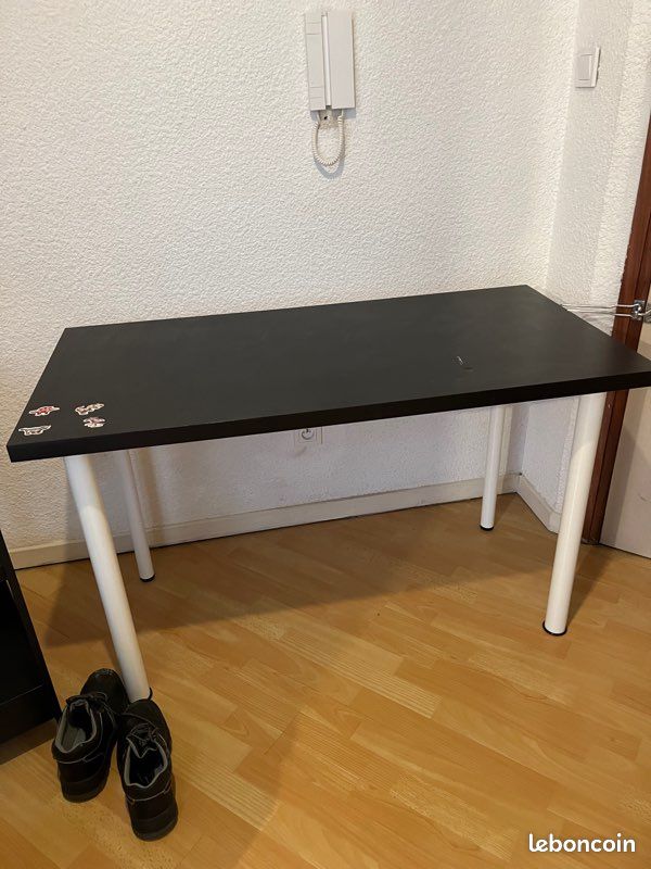 Bureau bois noir (image 4)