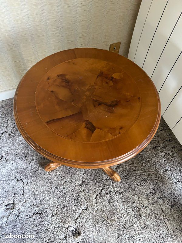 Table ronde bois (image 2)