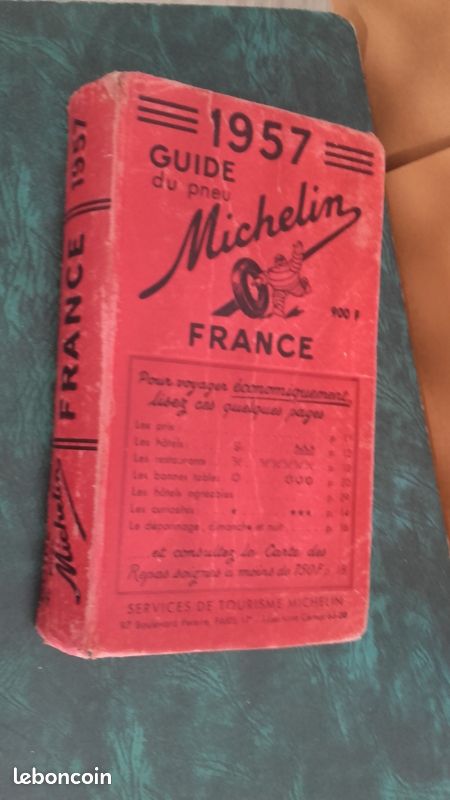 Ancien guide Michelin France 1957 (image 1)