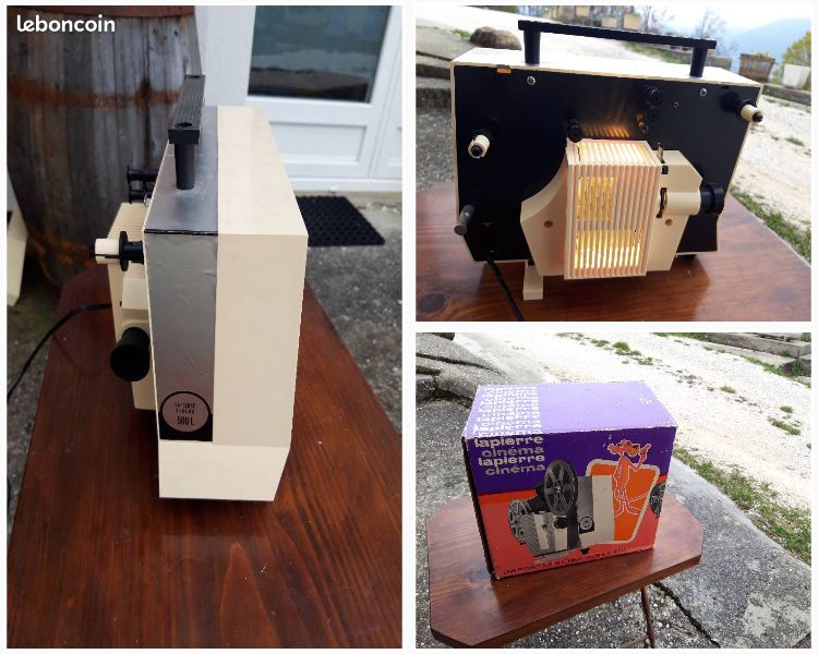 Projecteur Lapierre Cinema 8/8 Avec Bandes Films - Occasion
