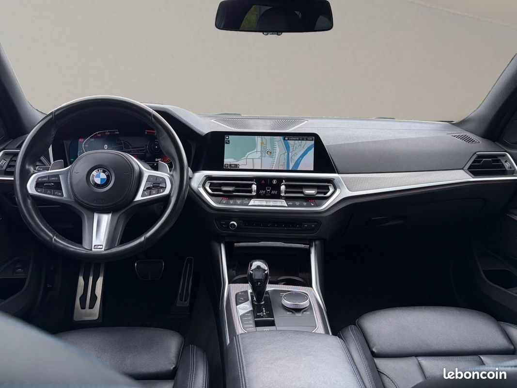 Bmw Série 3 G21 Touring 320d 190cv BVA8 M-Sport Apple Carplay Caméra Attelage Elec. HUD LIVRAISON POSSIBLE (image 4)