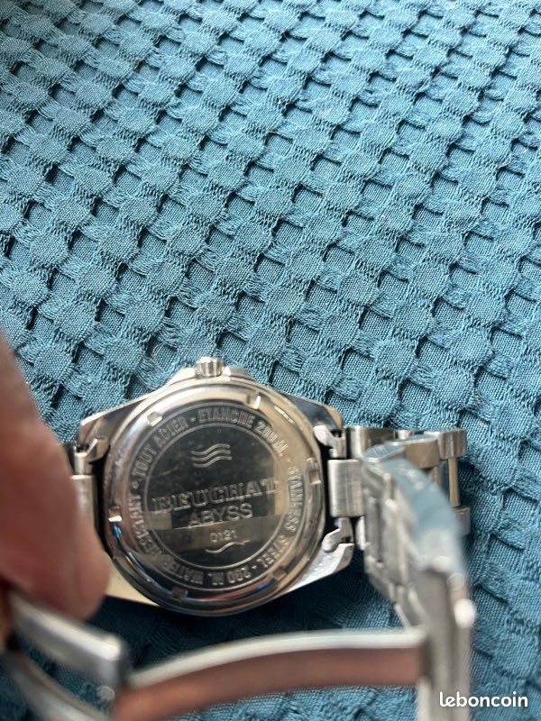 Montre De Plongée Vintage Beuchat 200m Activ 200 - Acier, Quartz, étanche 200m