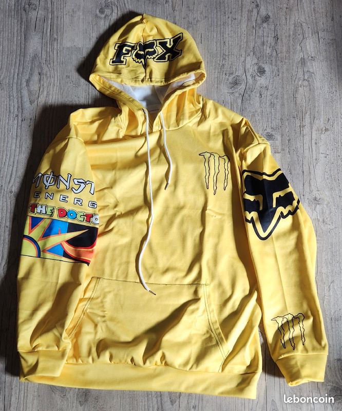 Fox Racing Vetement Monster Energy Maillot Vtt Fox Monster Maglia