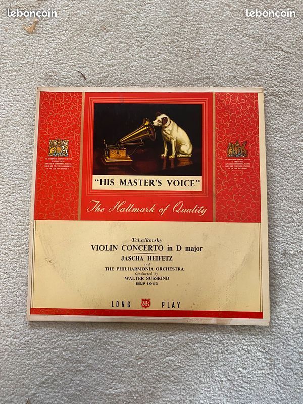 Disque vinyle la voix de son maitre tchaikowski (image 1)