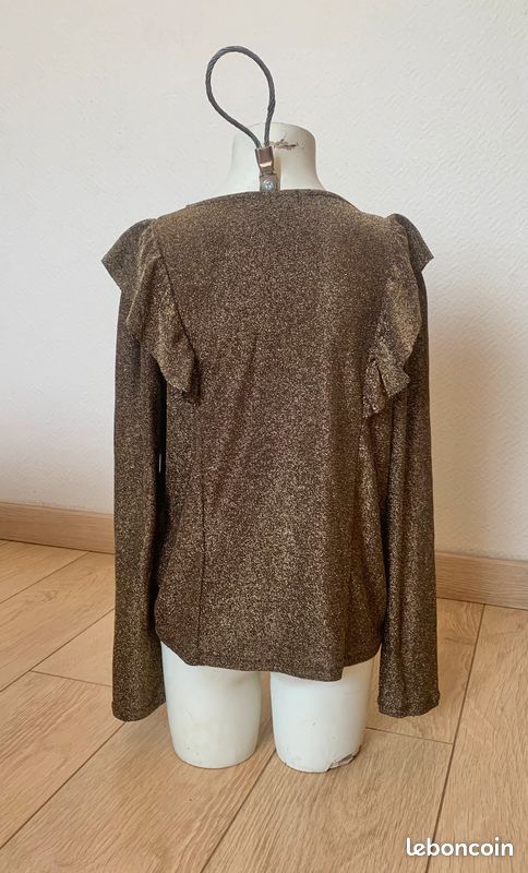 Pull léger Pailleté fille 10 ans Kiabi (image 3)