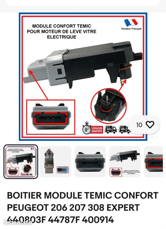 TEMIC lève-vitre PEUGEOT 207 (image 2)