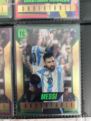 Carte Panini Top Class 2022 - Lionel Messi Vainqueur N°191 - Édition Anglaise - Near Mint