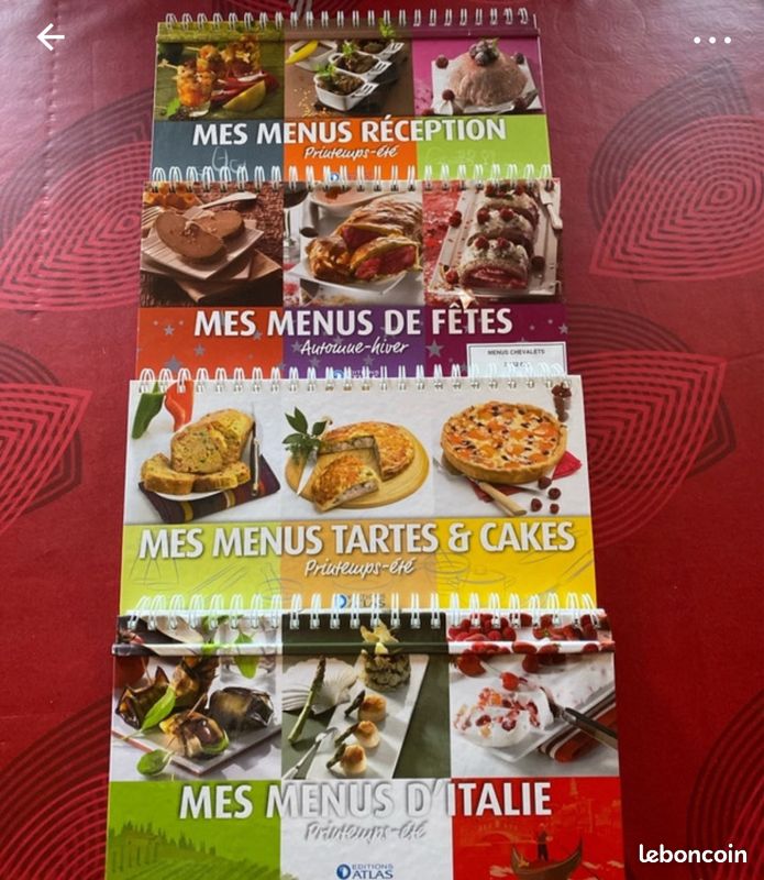 Lot de 13 livres de cuisine fiches ( chevalet ) Hachette excellent état (image 7)
