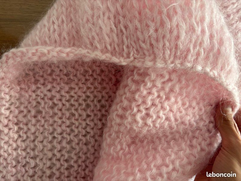 Pull Bébé Topshop Rose 'u Ok Hun' Taille 8 Ans - Coton - Porté Une Fois