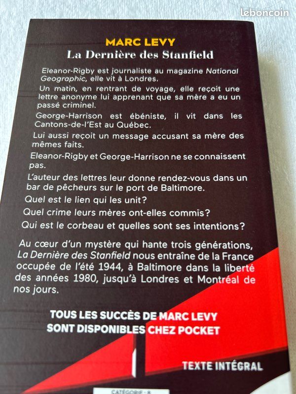 La dernière des Stanfield Marc Levy (image 3)