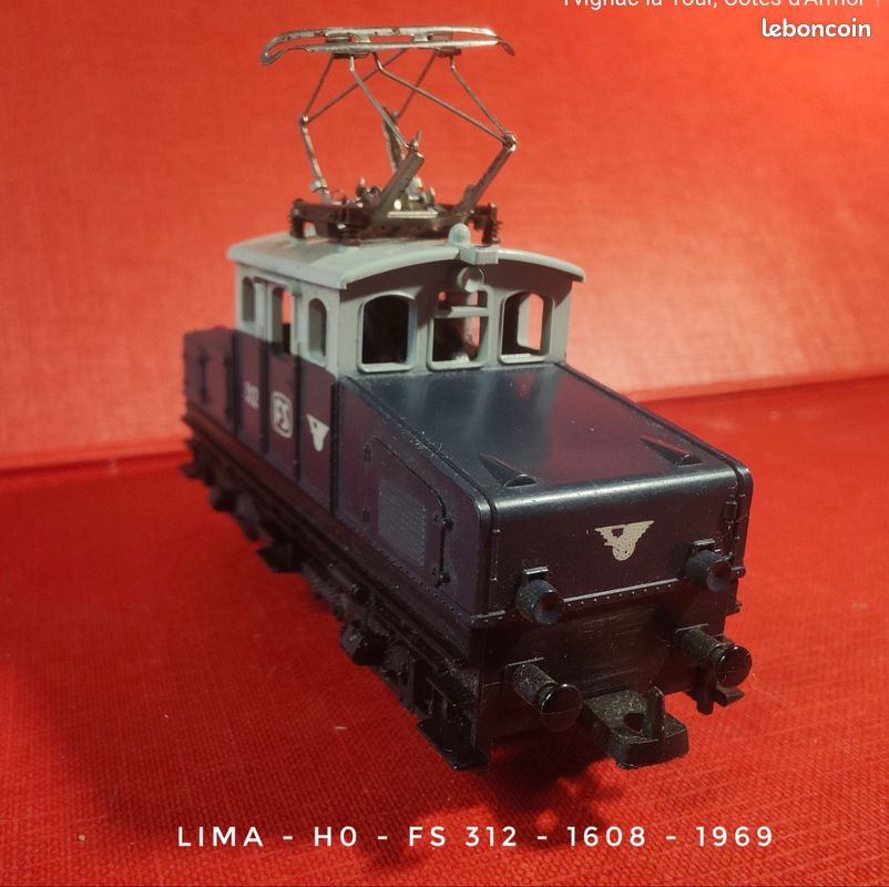 Locomotive électrique Lima SNCB N°2735 – Échelle HO 1/87 – Italie – Occasion