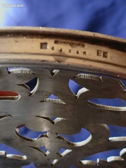 Chauffe plat vintage en métal argenté - Ressourcerie Histoires Sans Fin