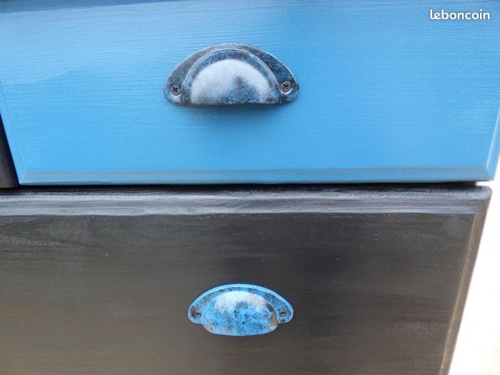 Commode 5 tiroirs en pin massif (image 7)