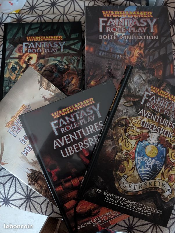 Warhammer – Jeu De Rôle V4 – Aventures à Ubersreik – Livre Manuel Occasion