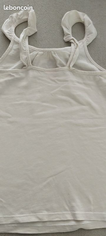 Débardeur blanc "TAO" - 12ans - TBE (image 2)