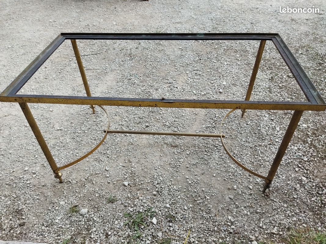 Cadre de table basse en laiton (image 1)