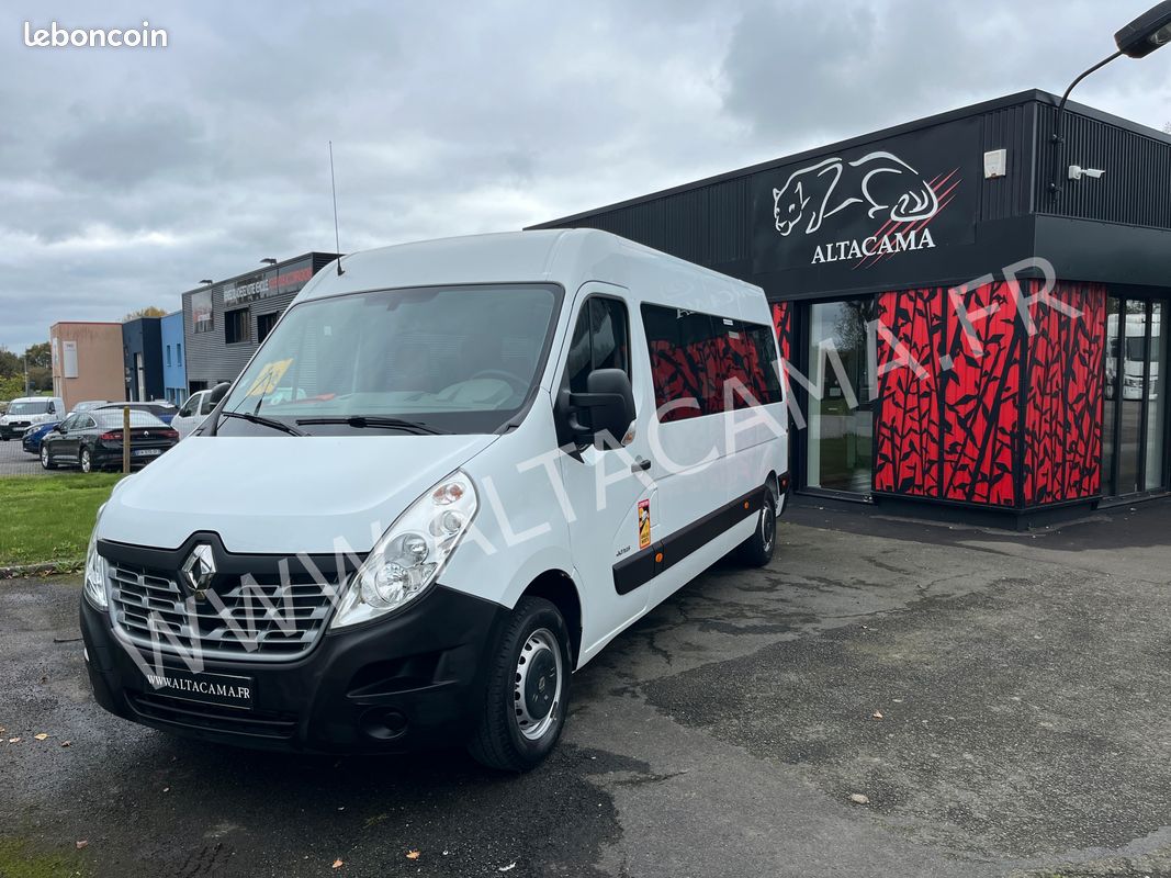 21 000 ht - renault master 150cv minicar minibus 17 places boite de vitesse robtisee (image 1)