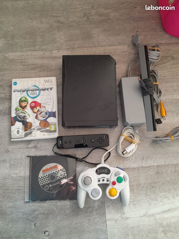 Wii retrocompatible 2 jeux mario kart wii et gamecube (image 1)