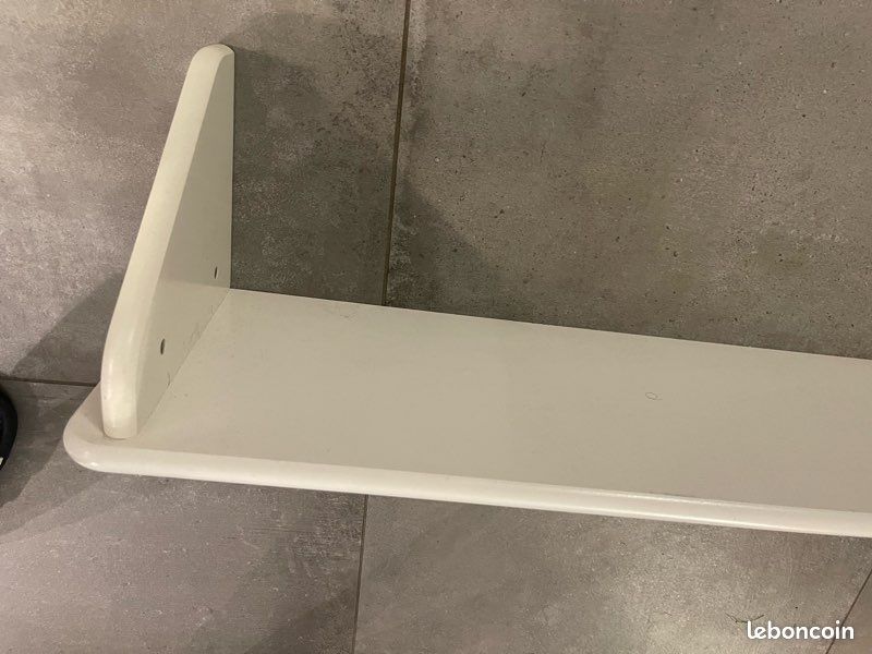 Étagère murale design blanc épuré - 96 x 24 cm (image 3)