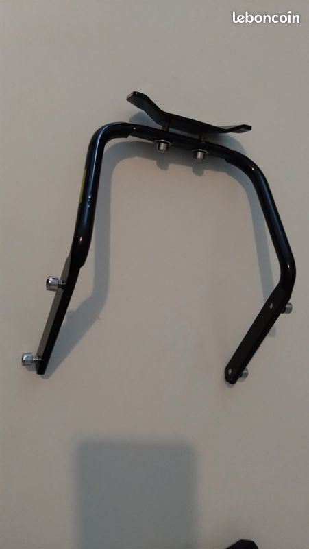 Support Sac Selle Avec Porte-bouteille Stabilisateur De Sac De Selle Vélo En Aluminium - Fixation Anti-Secousses Pour Porte-Bagages Arrière Accessoire Vélo Fixation Porte-bagages