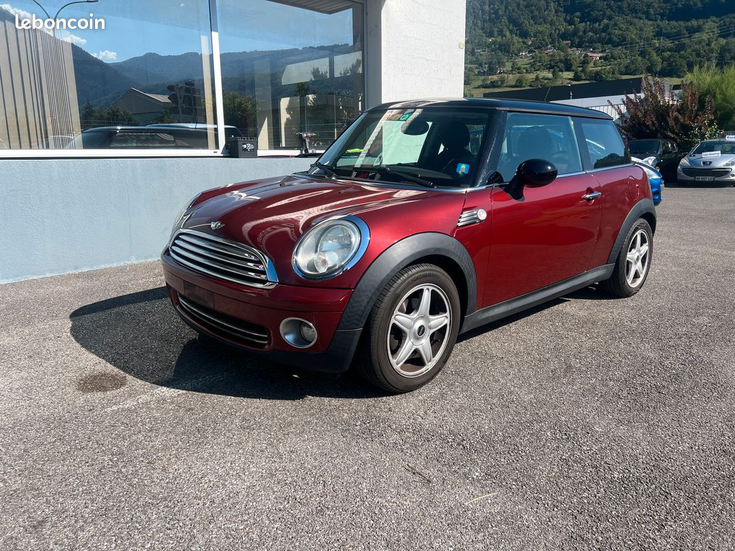 Mini Cooper 1.6 120 ch – 2009 – 133 000 km – Dépôt-Vente – Carnet d'entretien – Garantie 12 mois possible (image 1)