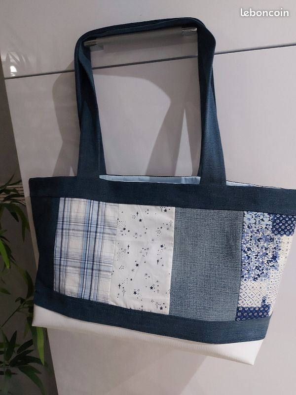 Sac neuf fait main en jean (image 3)