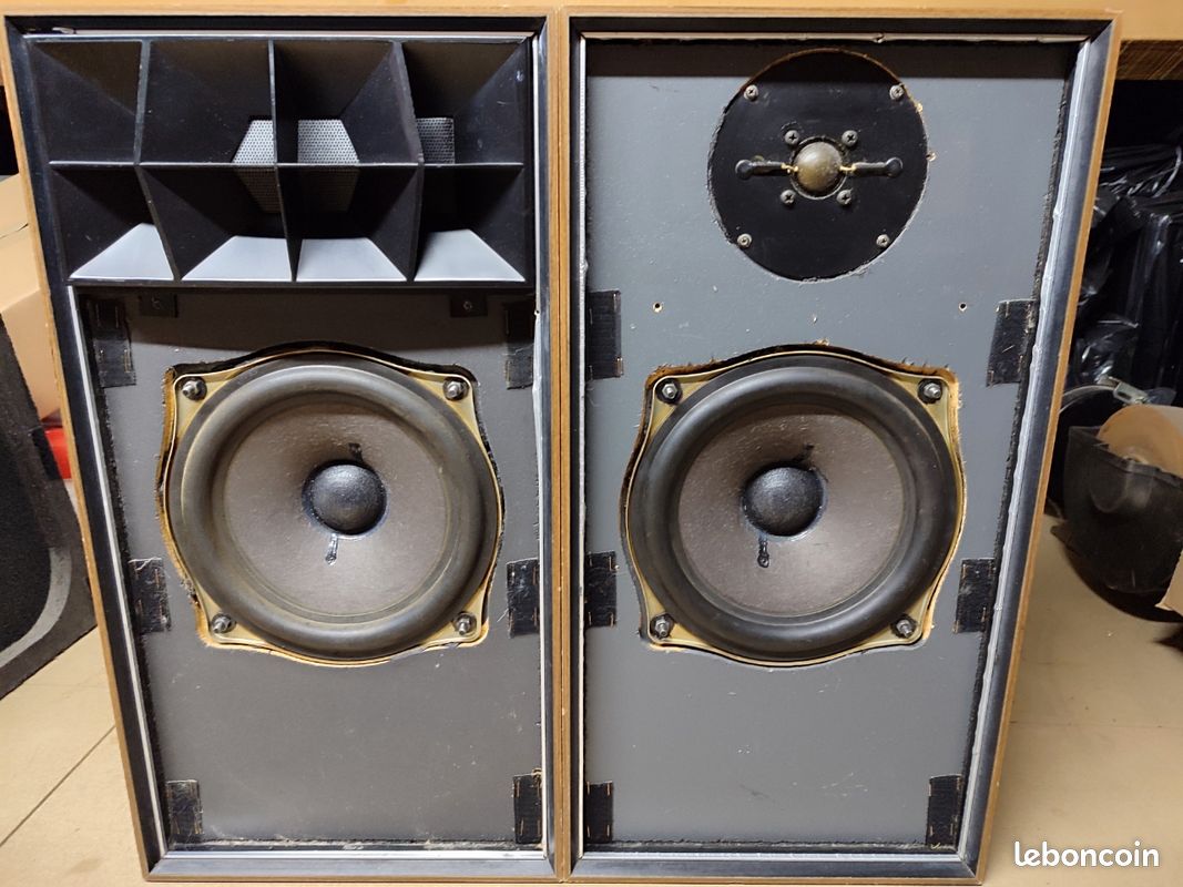 Enceintes Hifi Grundig 506 – 2 Voies Blanc – Vérifiées, Garantie 1 An
