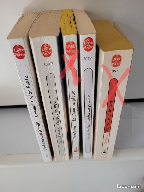 Lot de livres de poche (image 1)