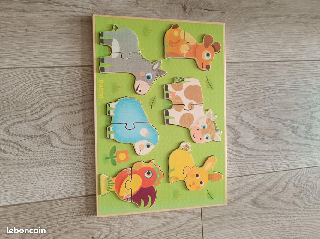 Lot 3 puzzles bois (image 3)