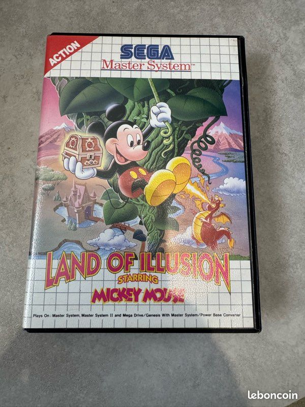 Jeu Sega Master System Land of Illusion starring Mickey Mouse complet en boîte (image 1)