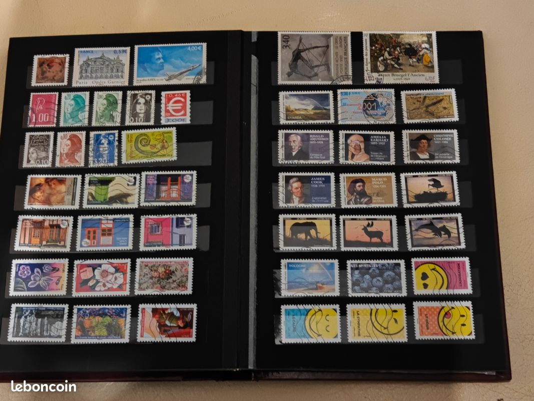 FRANCE : pochette de 300 timbres (Oblitérés