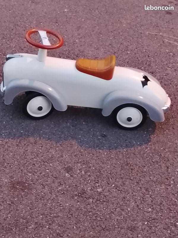 Porteur enfant en métal Baghera vintage / Voiture de course rétro (image 1)