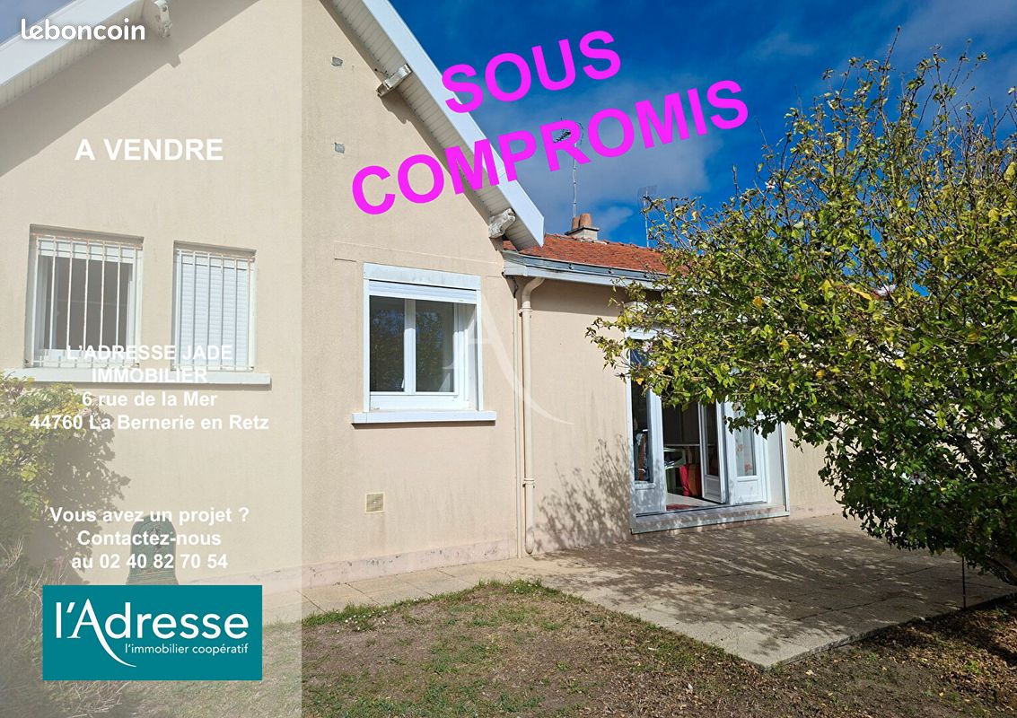 Maison 3 pièces 85 m² · à La Bernerie-en-Retz · 85 m² · 335 000 €