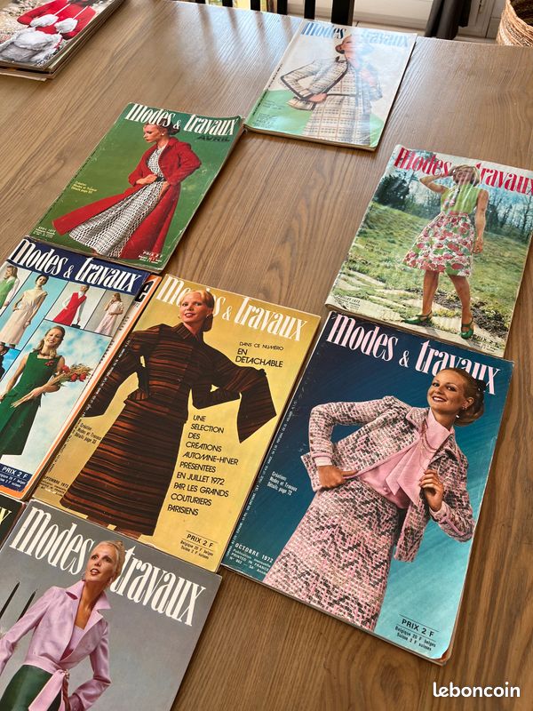 Magazines Modes et Travaux année 72 (image 2)