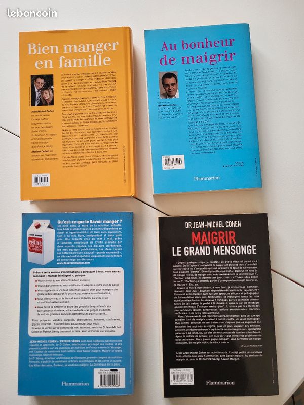 Lot de 4 livres de Jean Michel Cohen (image 2)