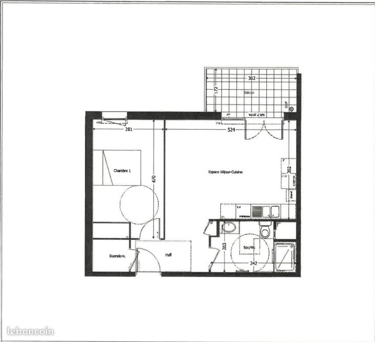 Appartement 2 pièces 46 m² · à Thonon-les-Bains · 46 m² · 693 €/mois