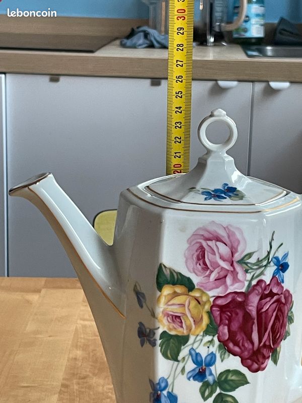 Cafetière en Porcelaine MZ Altrohlau CMR made in czechoslovakia numérotée (image 9)