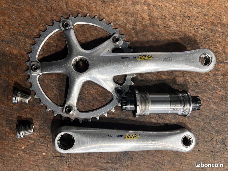 Pédalier Triple Shimano Deore LX M563 - Longueur 175mm - Plateau 42/32/22 Dents - Occasion