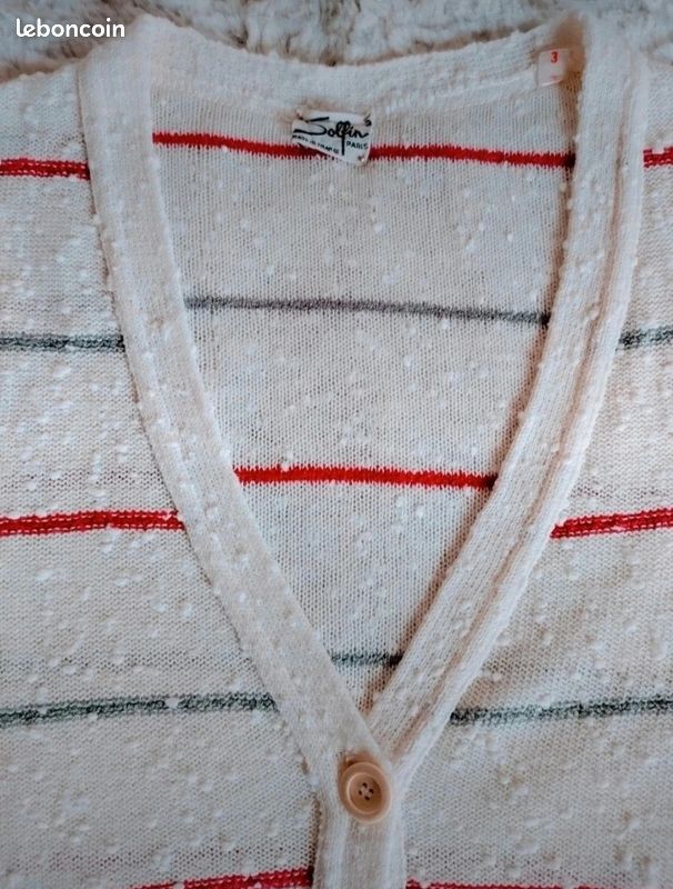 Gilet manches courtes taille 3/40 SOLFIN (image 4)